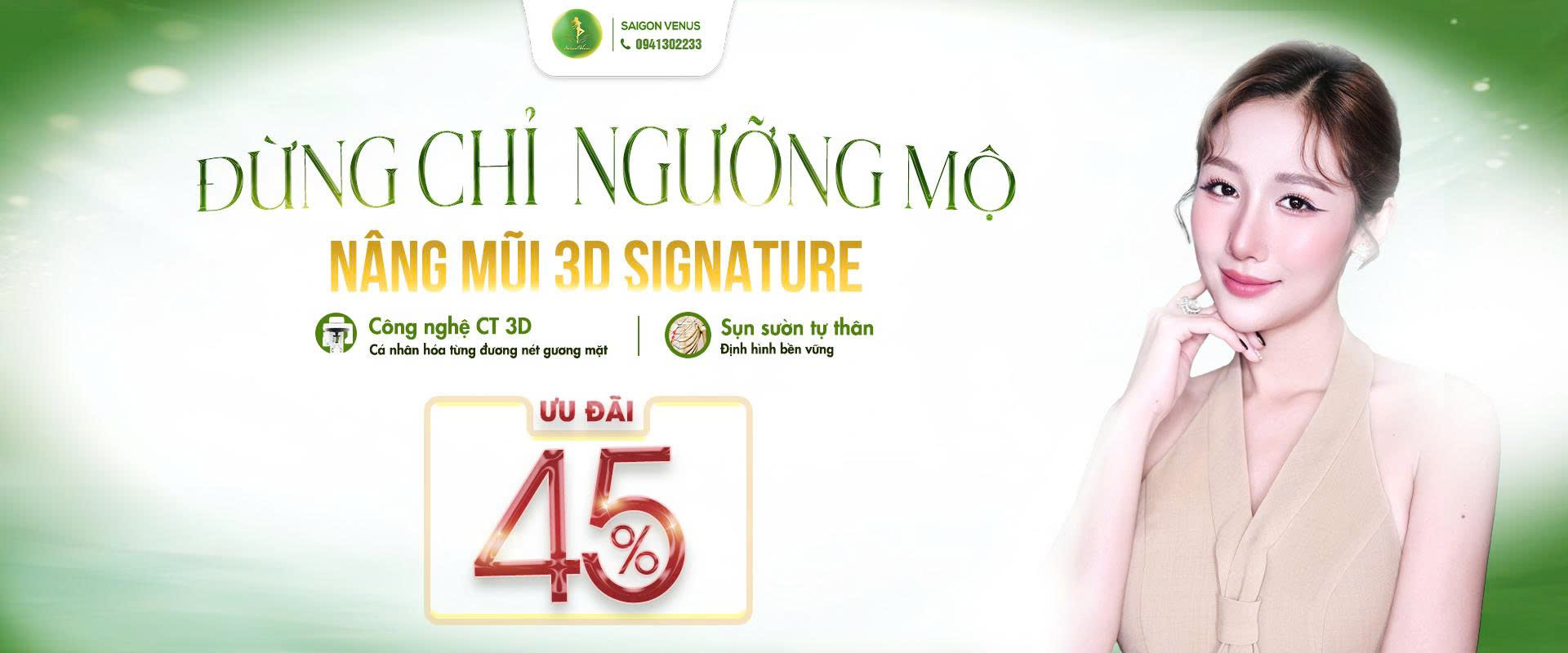 NÂNG MŨI 3D SIGNATURE VỚI CHI PHÍ SIÊU TIẾT KIỆM GIẢM ĐẾN 45%