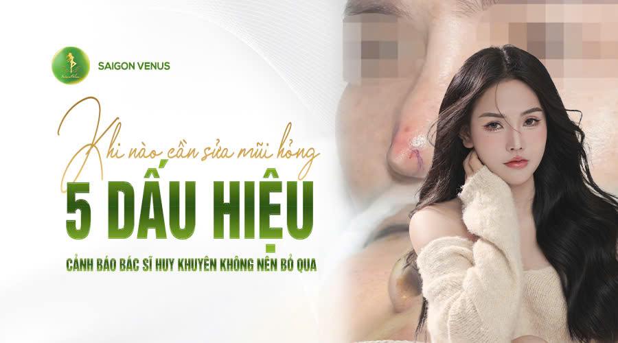 Top 5 Dấu Hiệu Cho Thấy Bạn Cần Sửa Mũi Hỏng Ngay – Lời Khuyên Từ ThS.BS Nguyễn Tiến Huy